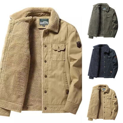 Men's Fleece Thickened Casual Thermal Jacket【FREE SHIPPING】