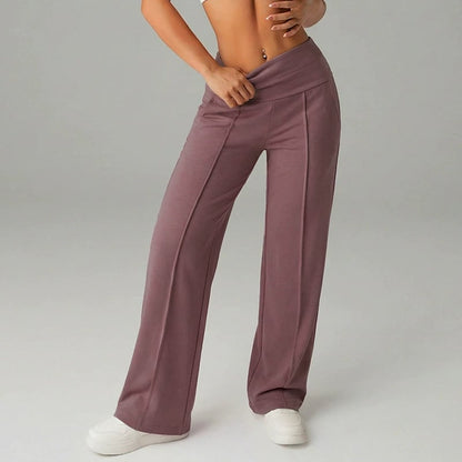 🎁2026 New Arrivals 50% OFF💥50K+ SOLD💕Women's Plain Loose Straight Leg Pants