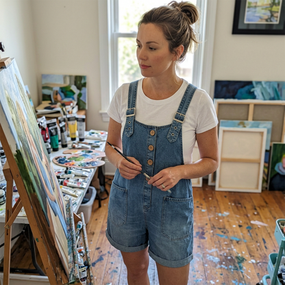 ⌛Limited-time offer-Women's Casual Denim Romper