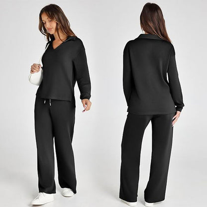 ☁️40% OFF!👍Women's 2 Piece Sets Outfits Casual Long Sleeve Sweatsuits Sets