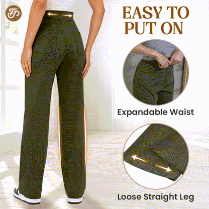 💖LAST DAY SALE 50% OFF💷2026 Women's New Type Casual High Waist Stretch Pants