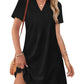 💃Women's Casual V Neck Vacation Midi Dress With Pockets