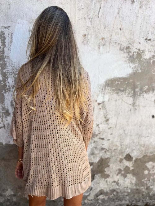🔥Hot Sale 49% OFF🔥V-neck Hollow Knitted Top🍀