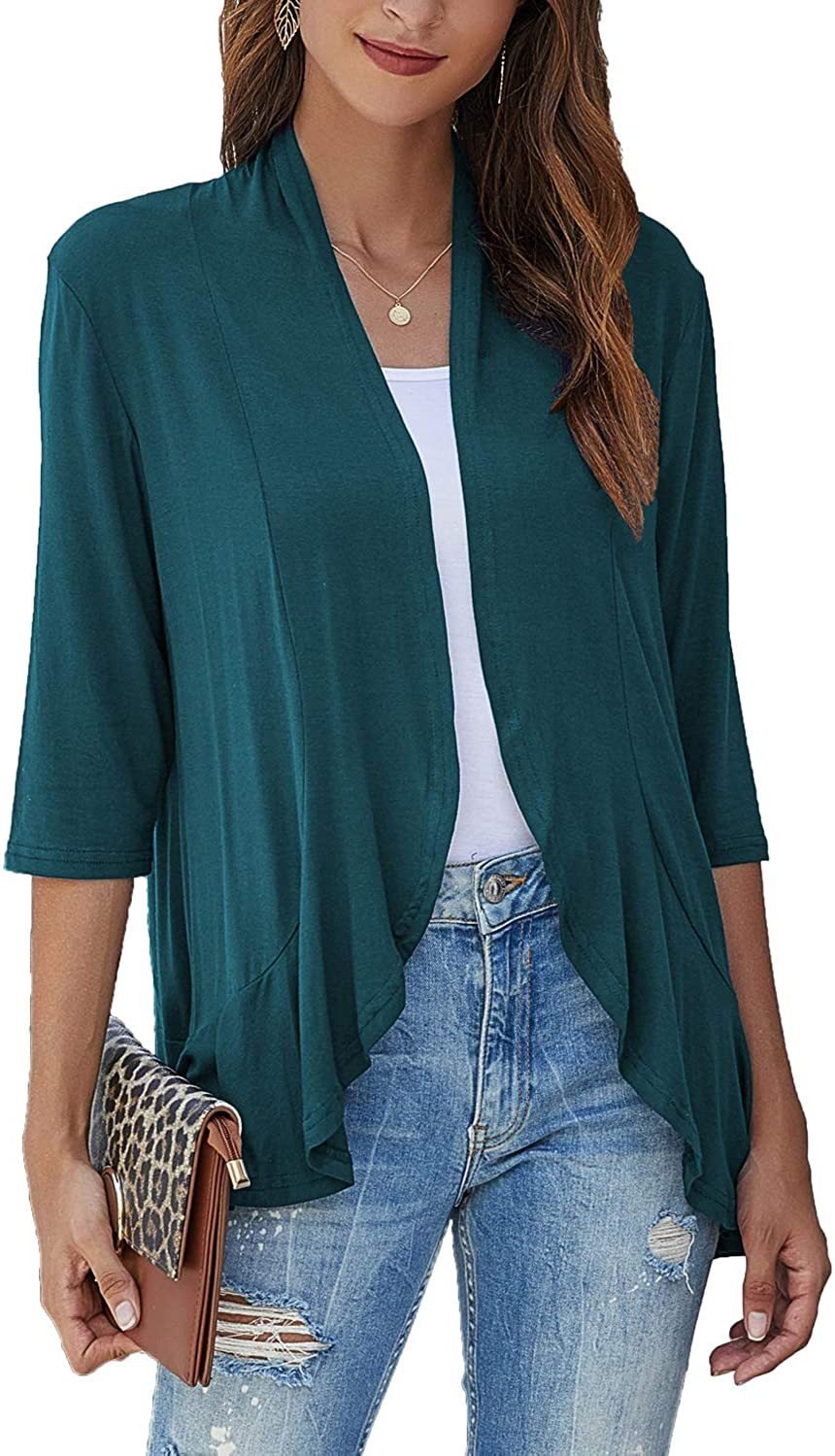 🔥Hot Sale 50% OFF🌸Women's Casual Lightweight Open Front Cardigans👚