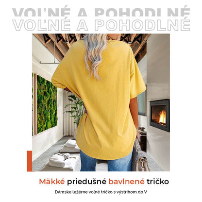 🌷2026 Summer Sale 50% OFF☀️Women's Summer Half Sleeve Casual Loose Fit Cotton Tunic T-shirt