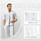 Men's Trendy Cotton Linen Top & Pants Two-Piece Set🎉BIG SALE-50% OFF