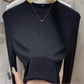 Women's Standing Collar Long Sleeve Bottom Shirt