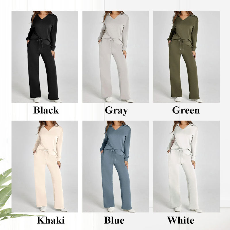 ☁️40% OFF!👍Women's 2 Piece Sets Outfits Casual Long Sleeve Sweatsuits Sets