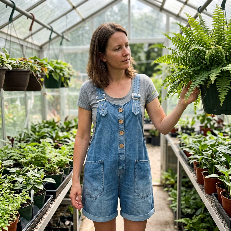 ⌛Limited-time offer-Women's Casual Denim Romper