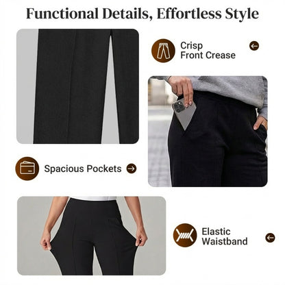 🎁2026 New Arrivals 50% OFF💥50K+ SOLD💕Women's Plain Loose Straight Leg Pants