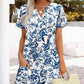 💃Women's Casual V Neck Vacation Midi Dress With Pockets