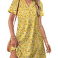 💃Women's Casual V Neck Vacation Midi Dress With Pockets