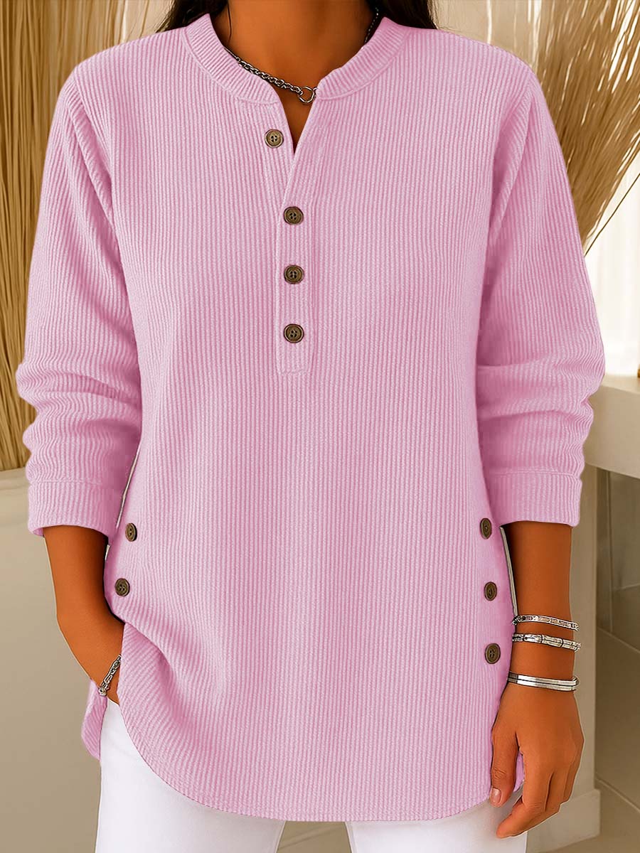 💃Last Day 50% OFF⏰Women's Solid Color Crew Neck Long Sleeve Casual Loose Knit Pullover(Buy 2 Free Shipping)