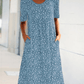 💫Hot Sale💛Casual Women Scoop Neck Floral Dress (8 Colors with Pockets)