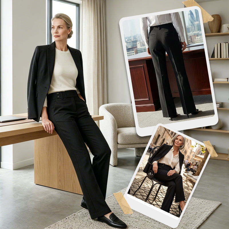 🌺💐Women's Elegant Flared Suit Pants
