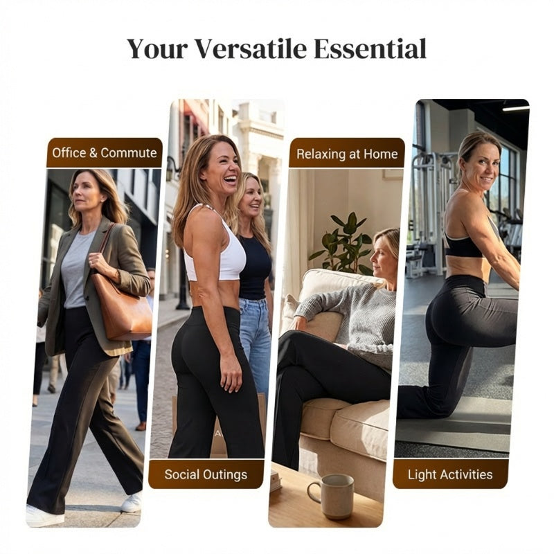 🎁2026 New Arrivals 50% OFF💥50K+ SOLD💕Women's Plain Loose Straight Leg Pants