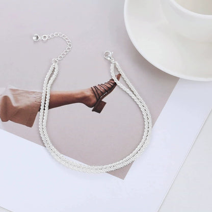 🥰Dainty Layered Waterproof Anklet🔥Buy 1 Get 1 Free
