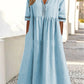 🔥HOT SALE 49% OFF💝Lace V-neck Waist-slimming Dress