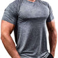 Men's quick-drying high-elasticity fitness running T-shirt, sportswear