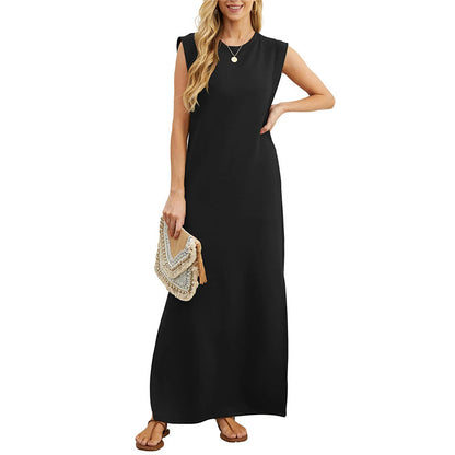 🌿Women Loose Split Wrinkle-Free Long Dress