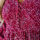 Today Special Deal 49%OFF-💃Women’s Floral Rayon Smocked-Waist Lined Maxi Dress