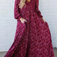 Today Special Deal 49%OFF-💃Women’s Floral Rayon Smocked-Waist Lined Maxi Dress