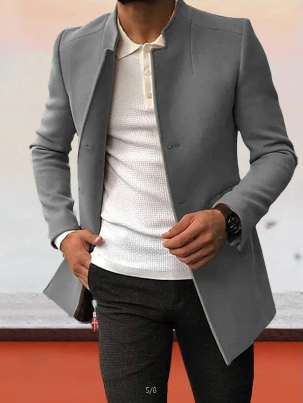 Solid Tweed Blazer【FREE SHIPPING】