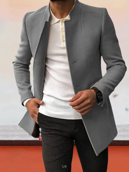 Solid Tweed Blazer【FREE SHIPPING】