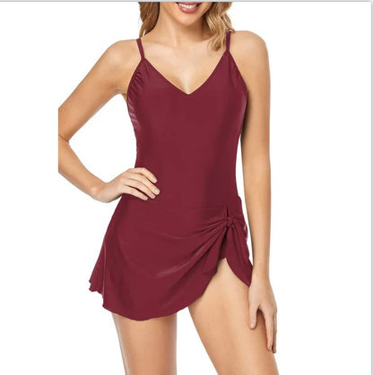 Women's Tummy Control Slim Fit Plus Size One Piece Swimsuit