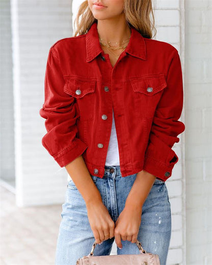 Vibrant Denim Jacket