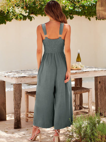 💃🔥🔥Create your unique charm with our V-neck high waist jumpsuit, and be the center of attention at any party!🔥✈️🔥