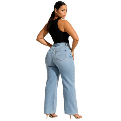 Women’s Vintage High Waist Straight Leg Jeans🔥BUY 2 GET FREE SHIPPING