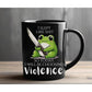 Grumpy Frog "Chaotic Morning" Mug