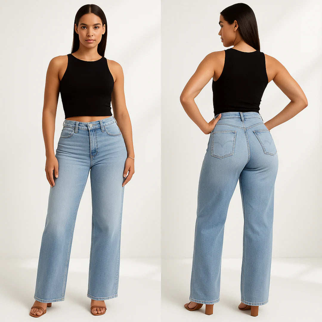 Women’s Vintage High Waist Straight Leg Jeans🔥BUY 2 GET FREE SHIPPING