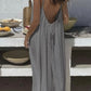 ❄️💕Hot Sale 60% OFF!💃Women's Solid Color Backless Cami Dress