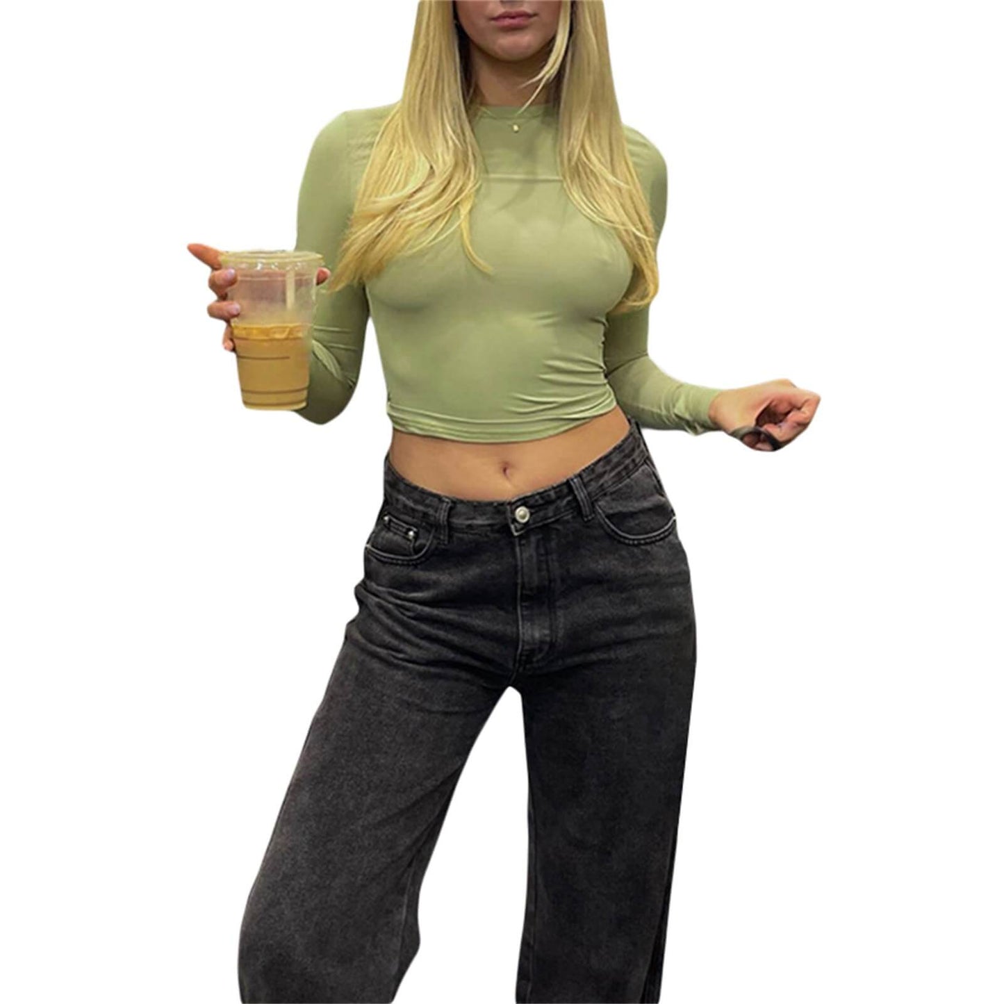 🔥Women’s Basic Slim Open Navel T-shirt🔥BUY 2 GET FREE SHIPPING