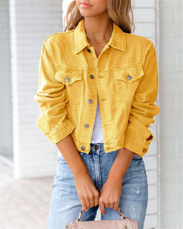 Vibrant Denim Jacket