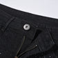 Rhinestone Embellished Slim-Fit Black Denim Jeans