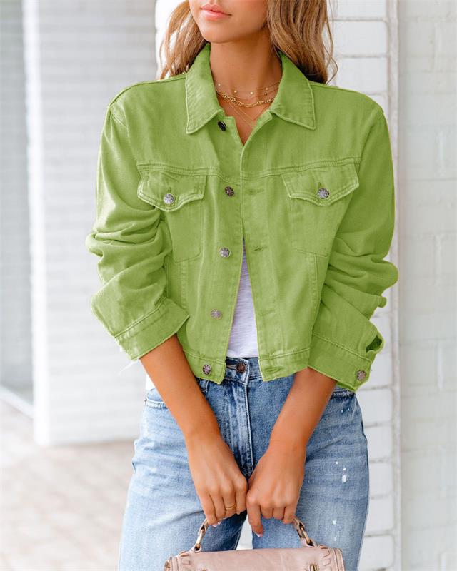 Vibrant Denim Jacket