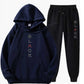 Men's Fashion Letter-Print Hoodie & Joggers Set【FREE SHIPPING】
