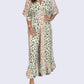 💖Last Day Sale 50% OFF💃V-neck Leopard Print Loose Wide Leg Dress Pants