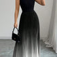 Ombre Pleated Sleeveless Mock Neck Maxi Dress❤️BUY 2 GET FREE SHIPPING