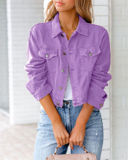 Vibrant Denim Jacket