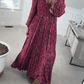 Today Special Deal 49%OFF-💃Women’s Floral Rayon Smocked-Waist Lined Maxi Dress