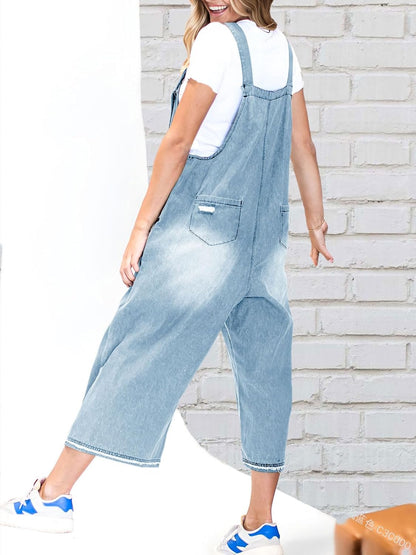 🛑50% OFF NOW! Adorable Button Jumpsuit & Denim Overalls Deal 🎉