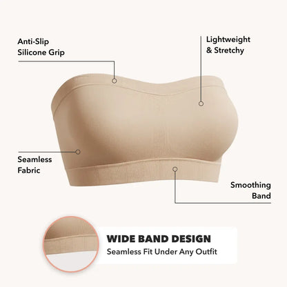🔥While Supplies Last 40% OFF!🤩Convertible Strapless Bandeau Bra