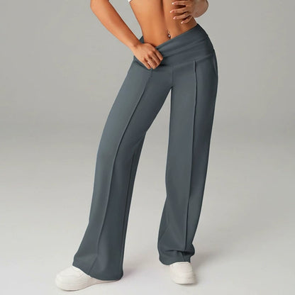 🎁2026 New Arrivals 50% OFF💥50K+ SOLD💕Women's Plain Loose Straight Leg Pants