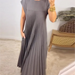 ⏳Limited-time 50% off⏰Sleeveless Pleated Simple Solid Color Dress👗