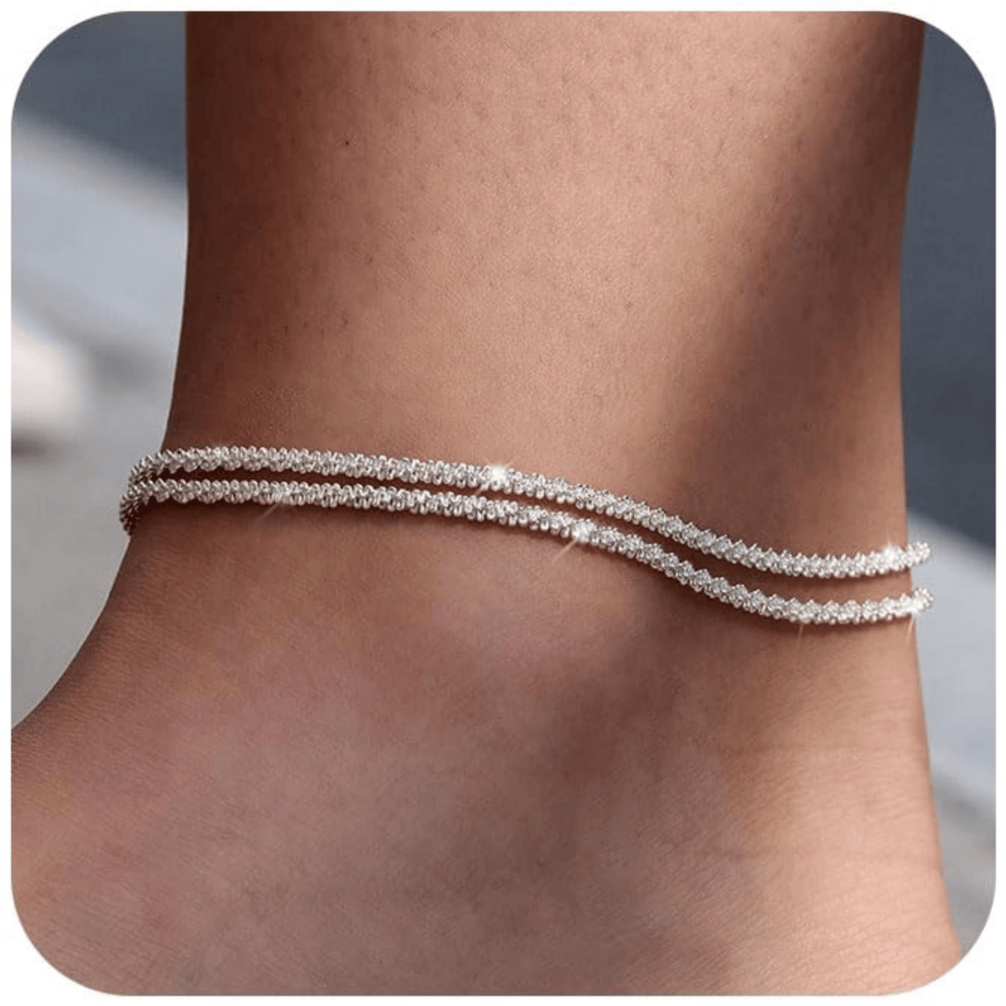 🥰Dainty Layered Waterproof Anklet🔥Buy 1 Get 1 Free