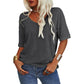 🎀Hot Sale -40% Off👚Women's Solid Color V-Neck T-shirt